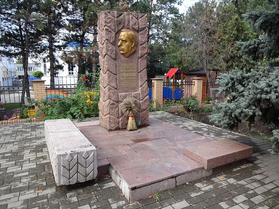 Пшеничное поле, где скончался академик, дважды Герой Социалистического Труда П.П. Лукьяненко