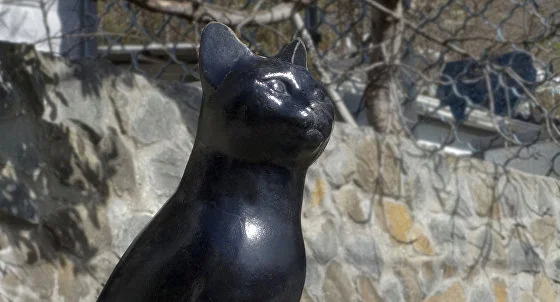 Памятник кошке Пенелопе