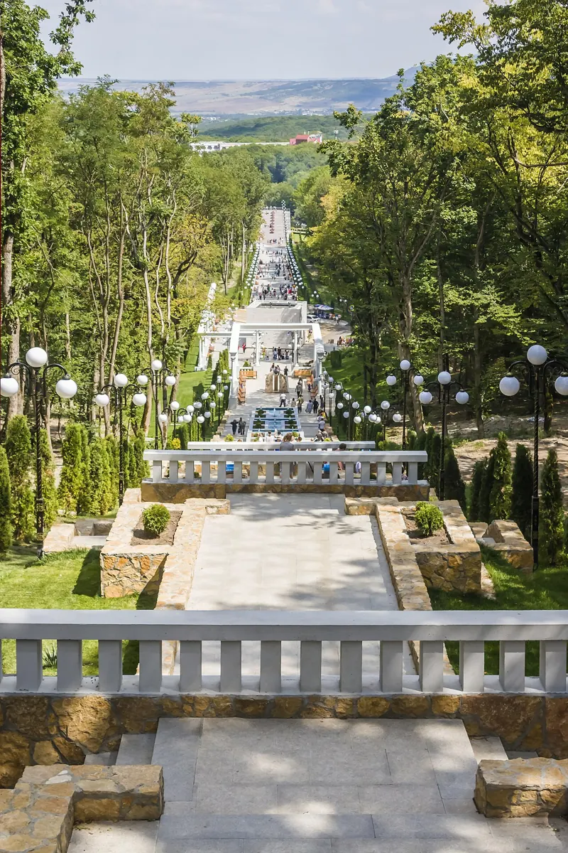 Каскадная лестница Железноводска